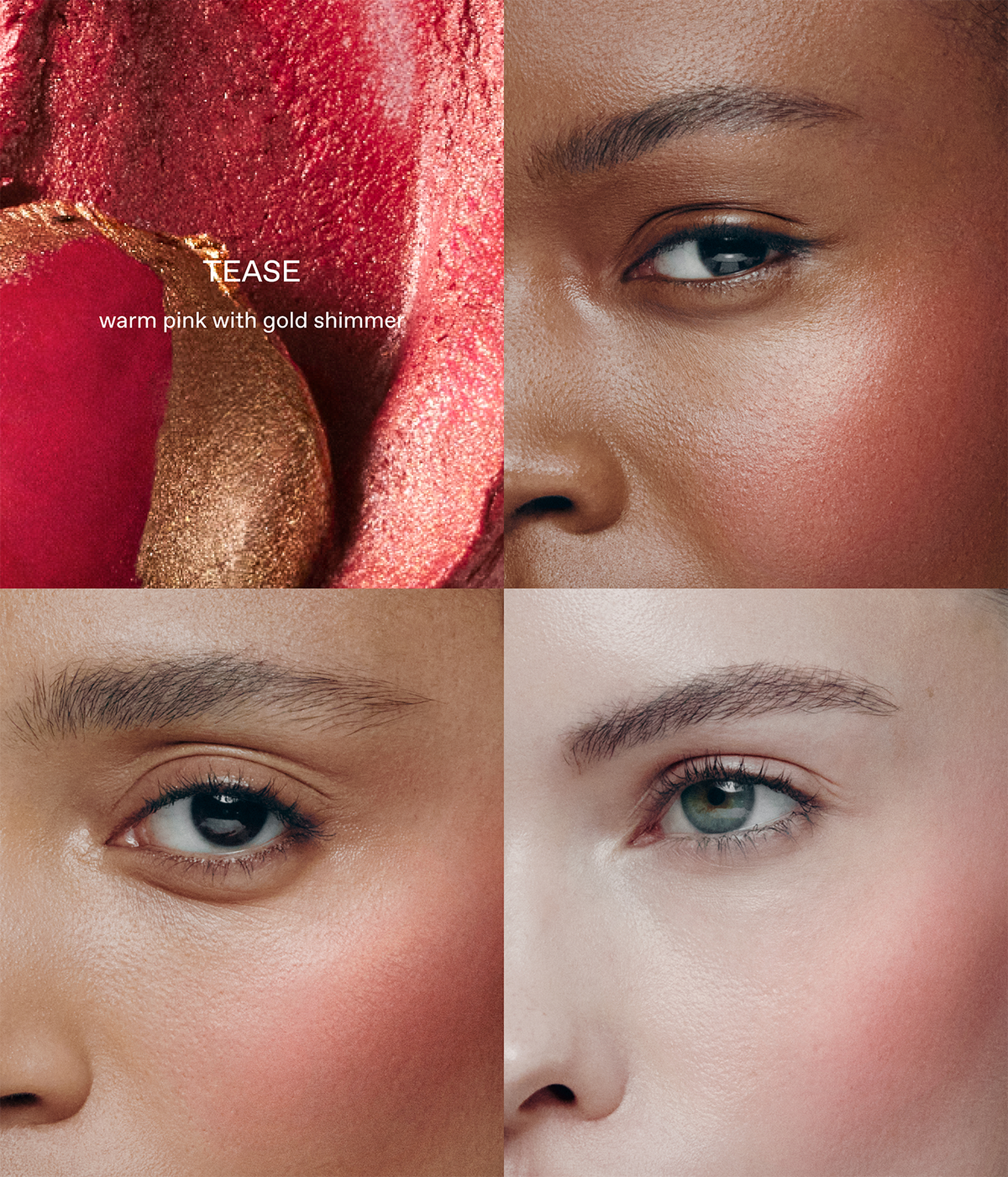 all 6 new mélange à trois blush & highlight sticks