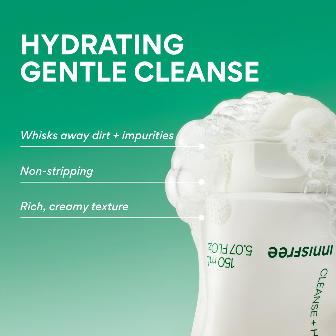 Green Tea Amino Acid Cleansing Foam – Gentle Face Cleanser