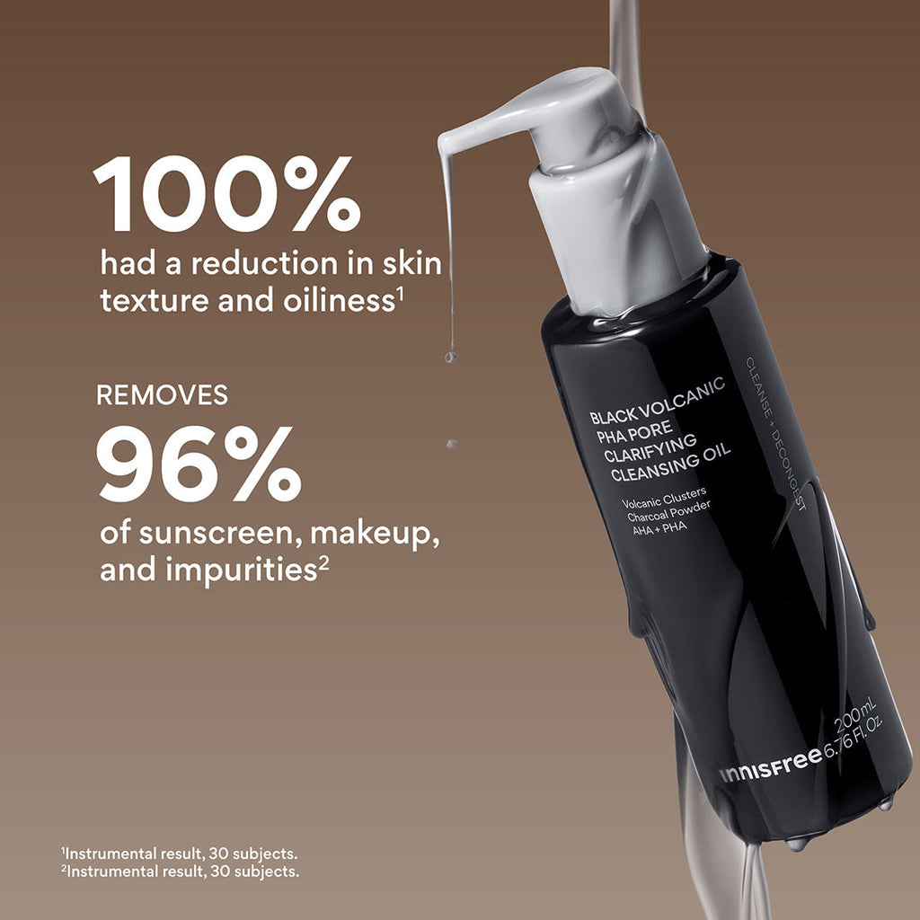 Black Volcanic PHA Pore Clarifying Cleansing Oil