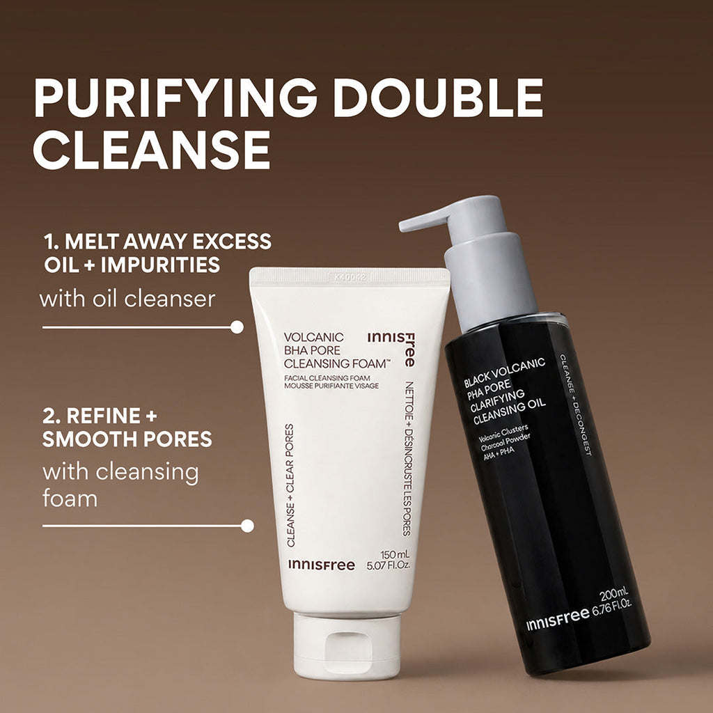 Black Volcanic PHA Pore Clarifying Cleansing Oil