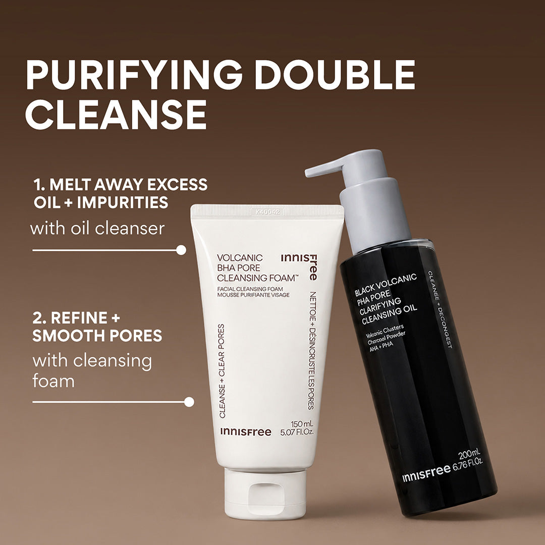 Black Volcanic PHA Pore Clarifying Cleansing Oil